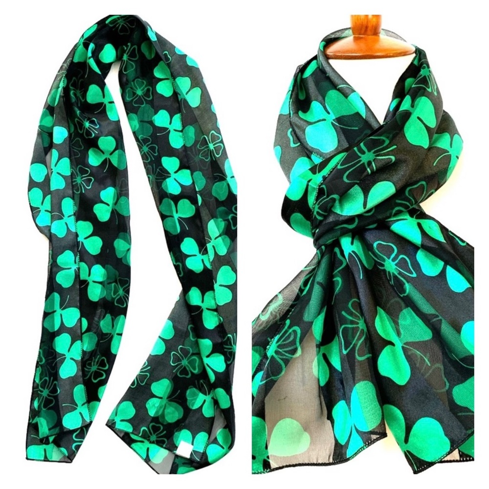 St. Patrick’s Day Shamrock Scarf